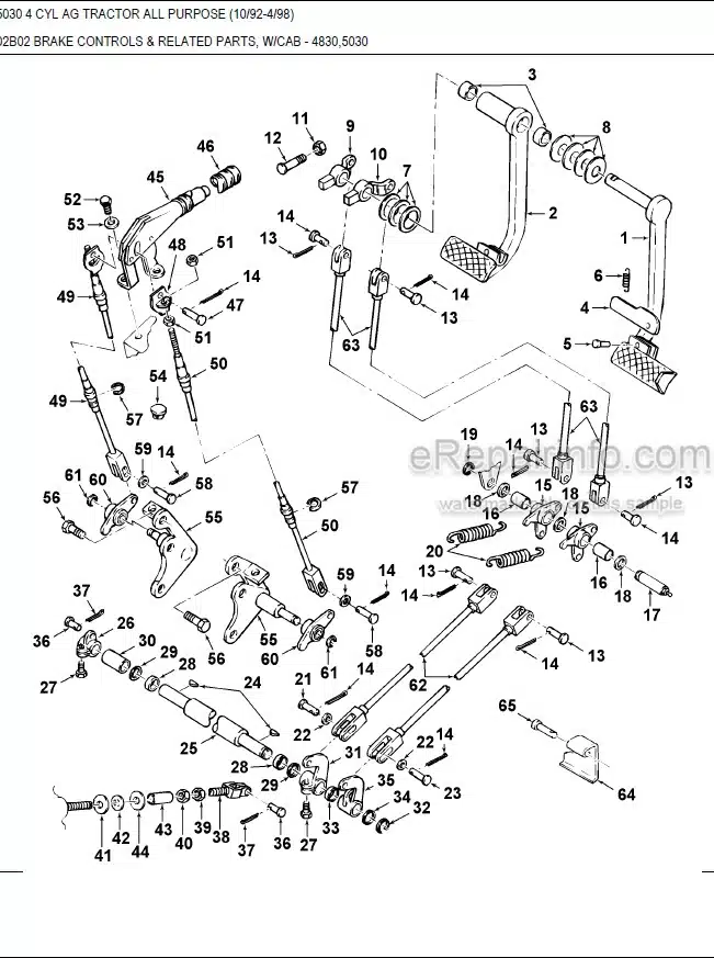 Photo 2 - Ford New Holland 5030 Parts Manual Illustrated Tractor