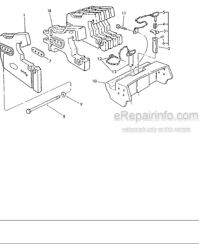 Photo 1 - Ford New Holland 8630 Parts Manual Illustrated Tractor