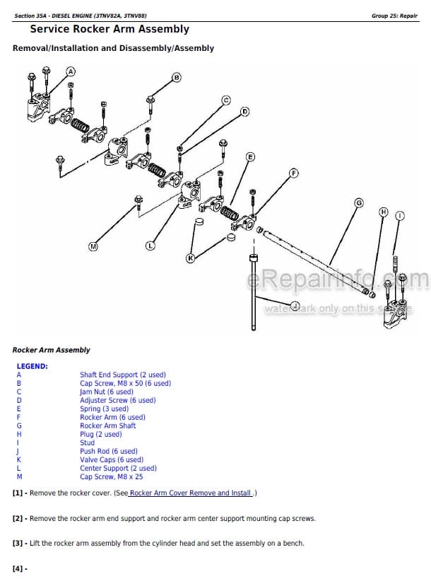 Photo 6 - John Deere 1420 1435 1445 1545 1565 Series II Technical Manual Front Mower TM2147