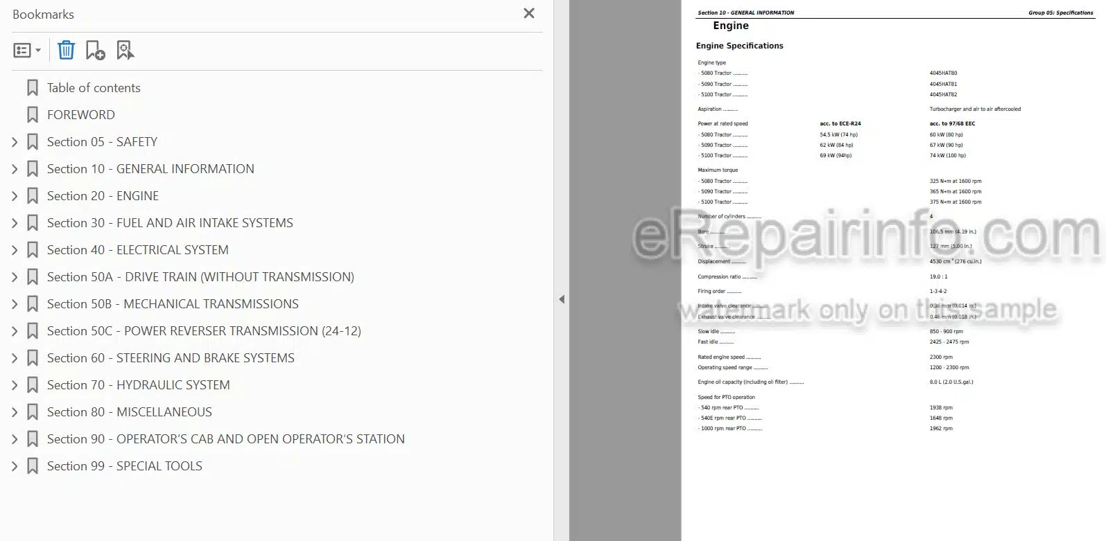 Photo 4 - John Deere 5080G 5090G 5090GH 5075GL 5085GL 5075GF 5085GF 5100GF 5075GN 5085GN 5100GN 5075GV 5085GV Technical Repair Manual Tractor TM406419