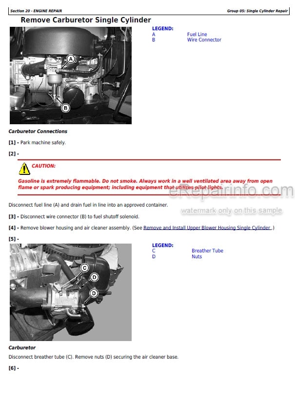 Photo 8 - John Deere 8295RT 8320RT 8345RT Repair Manual Tractor TM104519