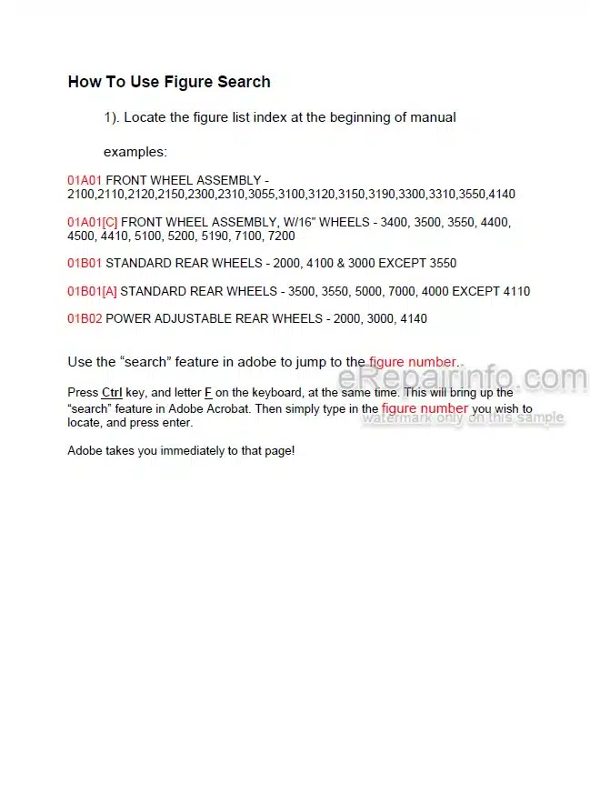 Photo 4 - New Holland 8770A Master Illustrated Parts List Manual Book 6 Cylinder Ag Tractor