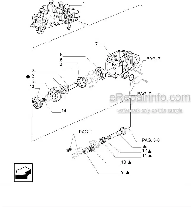 Photo 2 - New Holland TN75F Master Illustrated Parts List Manual Book Orchard Tractor