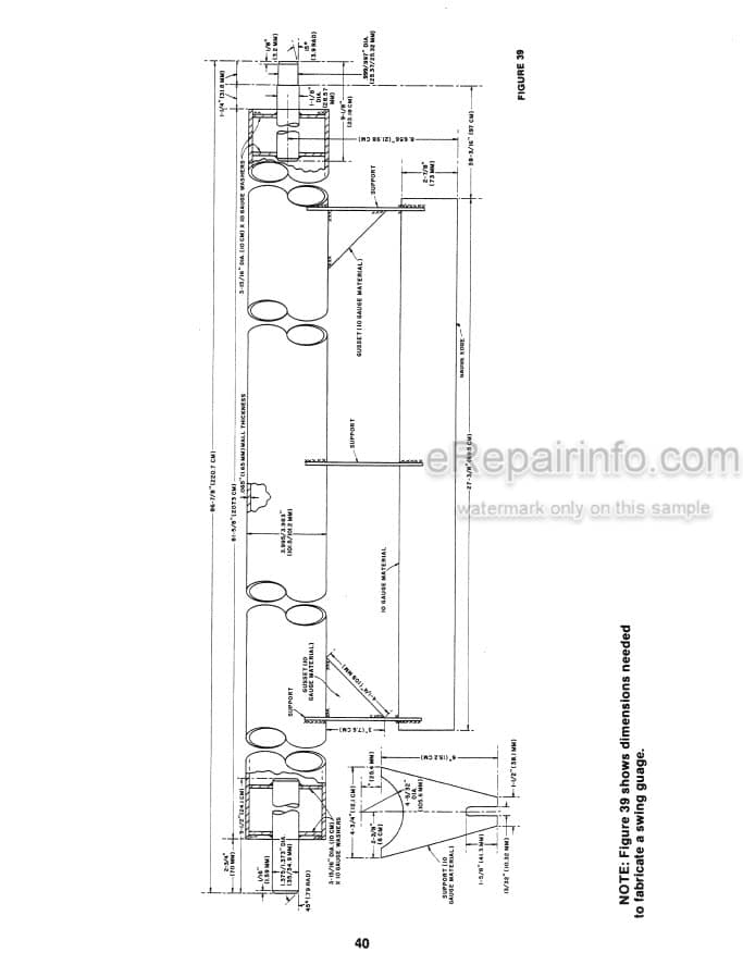 Photo 5 - New Holland TR70 TR75 TR85 TR95 Service Manual Combine Special Service Tool 40486600