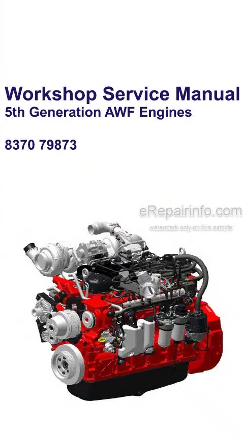 Photo 3 - AGCO Power 5th Generation AWF Workshop Service Manual Engine 8370-79873