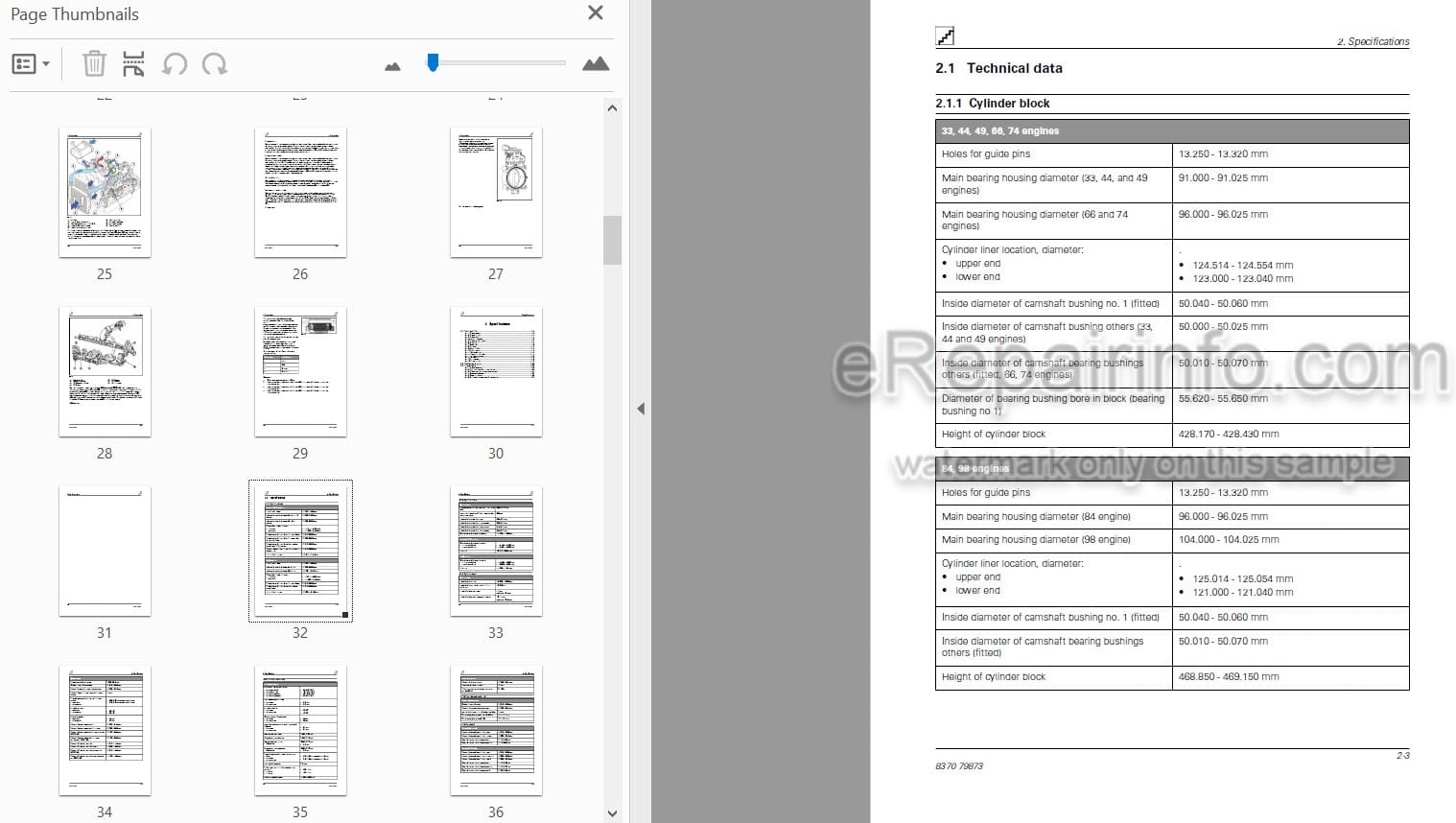 Photo 5 - AGCO Power 5th Generation AWF Workshop Service Manual Engine 8370-79873