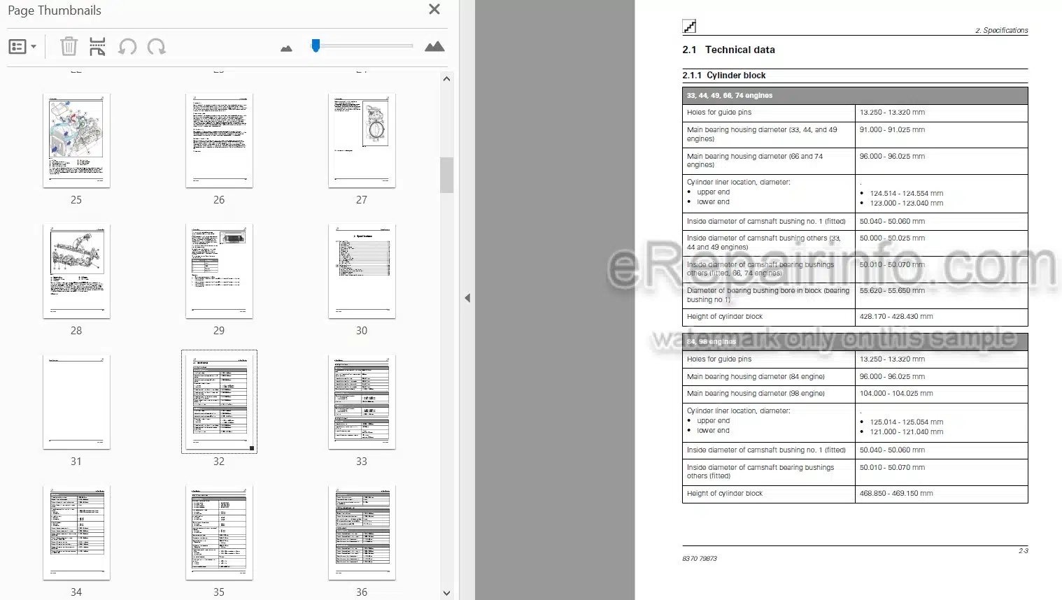 Photo 5 - AGCO Power 5th Generation AWF Workshop Service Manual Engine 8370-79873