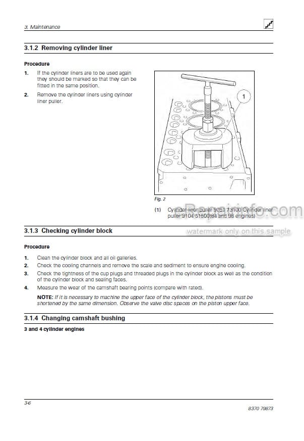 Photo 11 - AGCO Power 5th Generation AWF Workshop Service Manual Engine 8370-79873