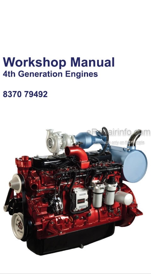 Photo 5 - AGCO Sisu Power 4Th Generation Workshop Manual Engine 8370-79492