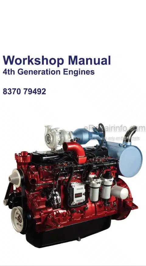 Photo 5 - AGCO Sisu Power 4Th Generation Workshop Manual Engine 8370-79492