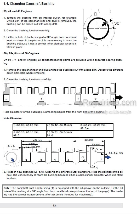 Photo 3 - AGCO Sisu Power 4Th Generation Workshop Manual Engine 8370-79492