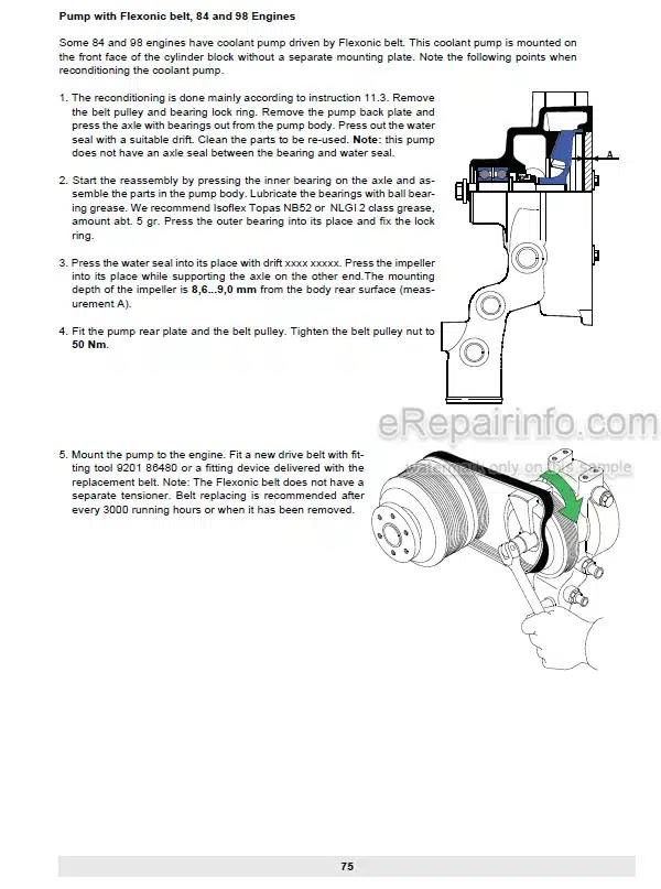 Photo 6 - Sisu Diesel 320 420 620 634 Workshop Manual Diesel Engine 8366 40634