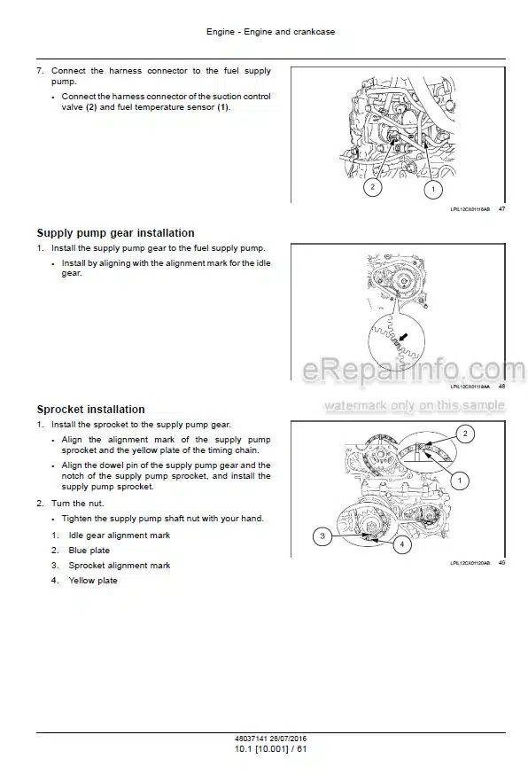 Photo 8 - Case WX218 Service Manual Wheeled Excavator 48005326