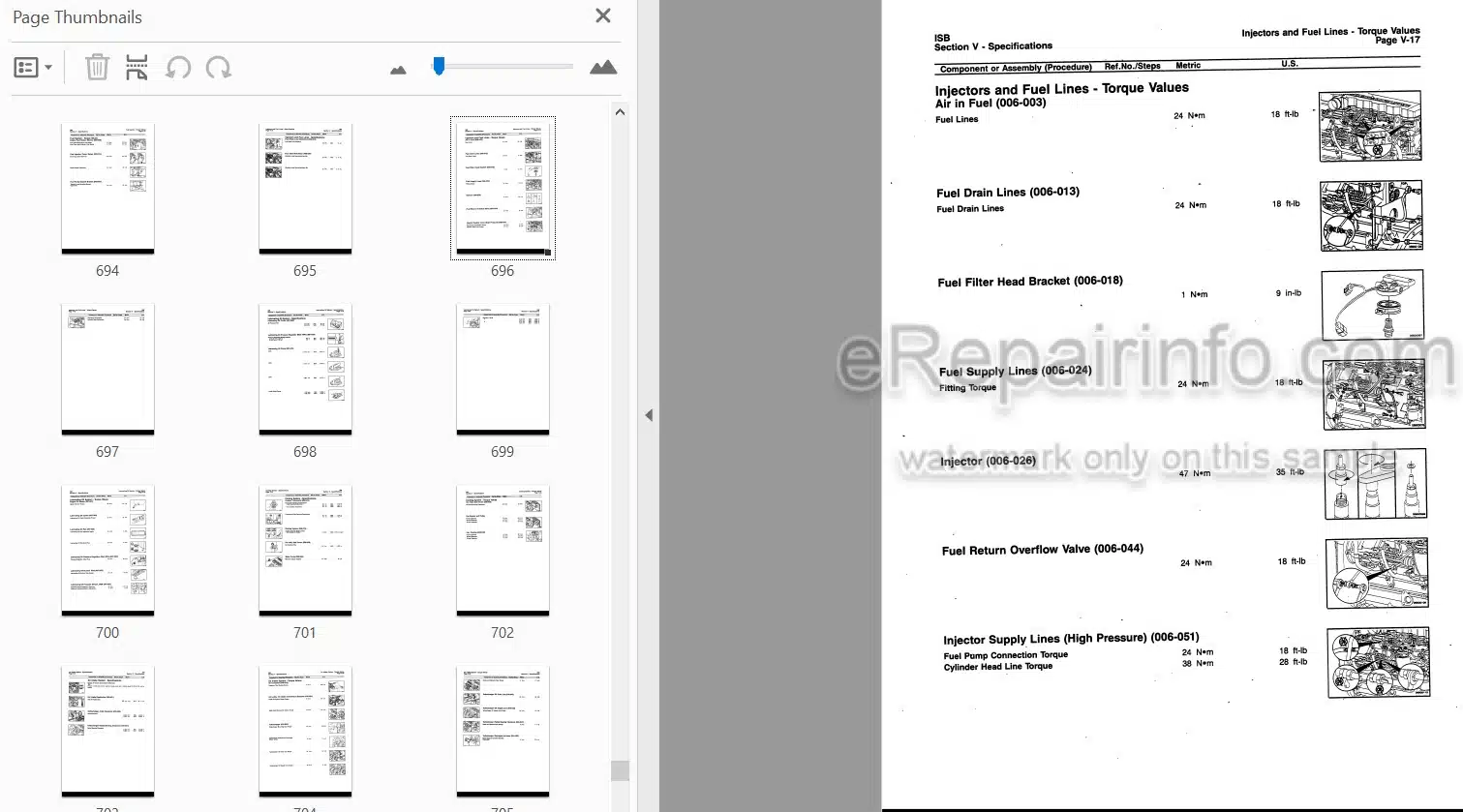 Photo 3 - Cummins ISB QSB5.9 Troubleshooting And Repair Manual Engine 3666193-01