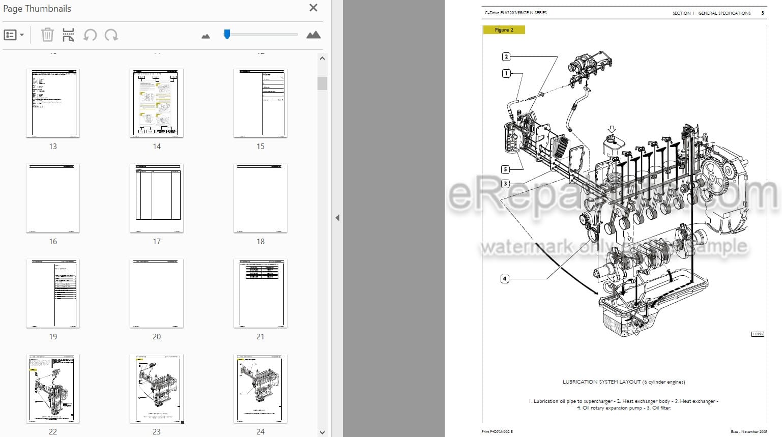 Photo 3 - FPT N45 N67 G-Drive Technical And Repair Manual Engine P4D32N002E