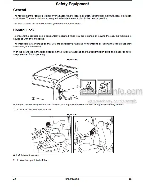 Photo 2 - JCB 135HD 155HD Operators Manual Skid Steer Loader 9831-0450