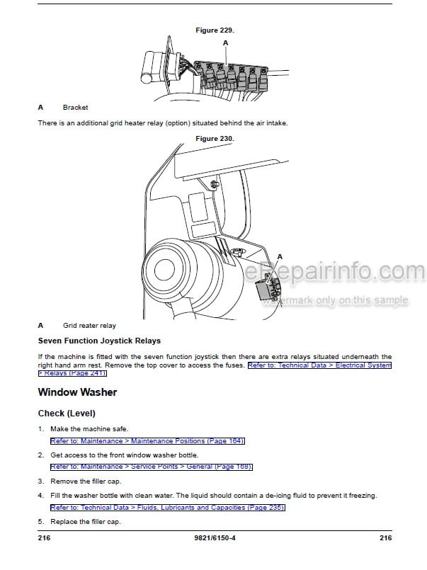 Photo 5 - JCB 135 150Т 155 175 190 190Т 205 205Т Operators Manual Skid Steer Loader 9821-6150