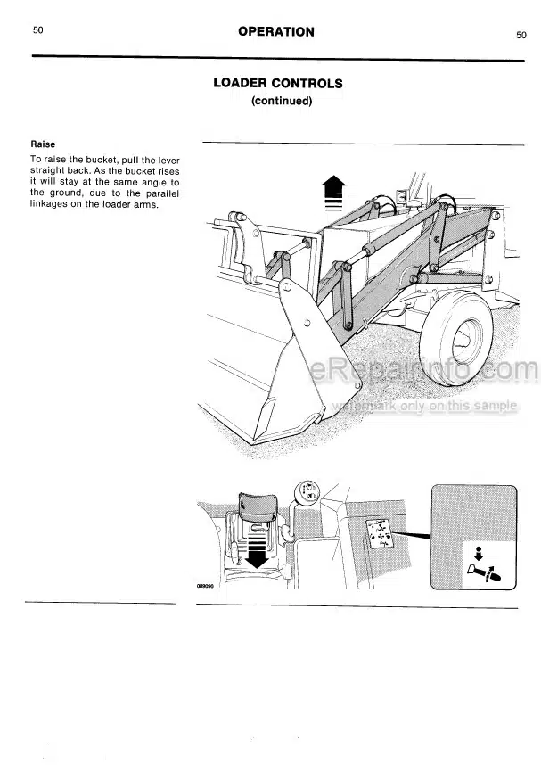 Photo 3 - JCB 1400B CM 1400B SS 3CX 1550B 4CN 1700B Operators Manual Backhoe Loader