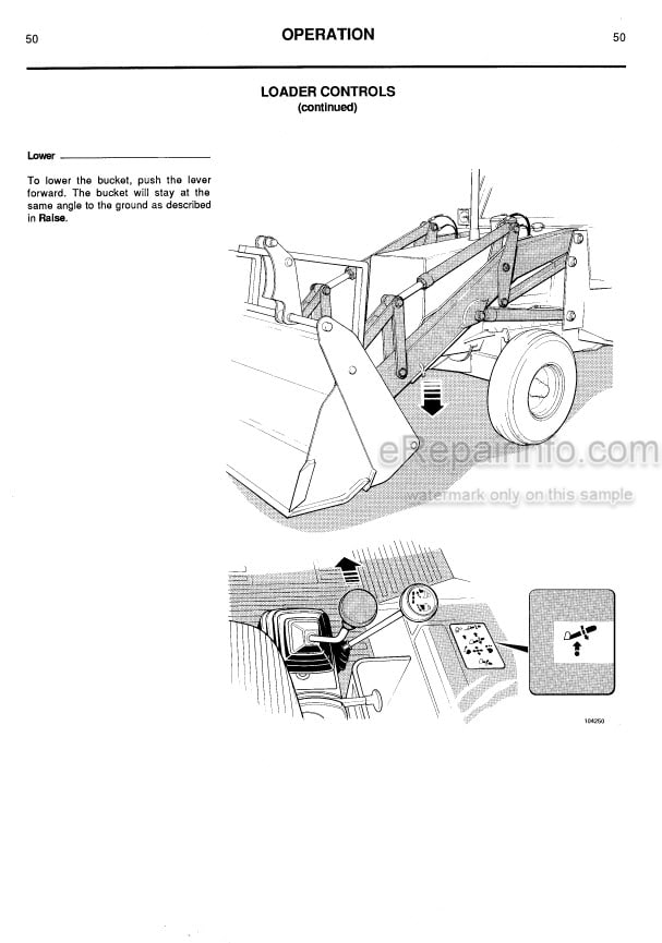 Photo 3 - JCB 1400B 1550B 1600B 1700B Centermount Sideshift Operators Manual Backhoe Loader 9801-4494
