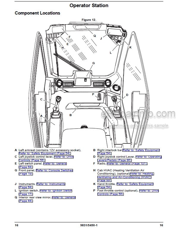 Photo 4 - JCB 150Т 155 175 210 210Т 215 215Т Operators Manual Skid Steer Loader 9831-5450