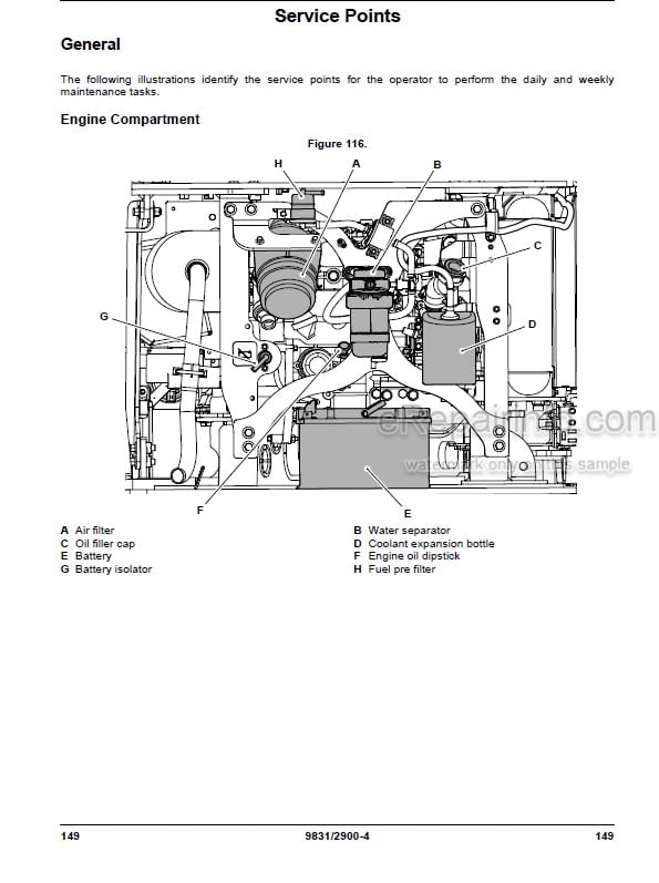 Photo 5 - JCB 15C-1 16C-1 18Z-1 19C-1 19C-1 PC Operators Manual Compact Excavator 9831-2900
