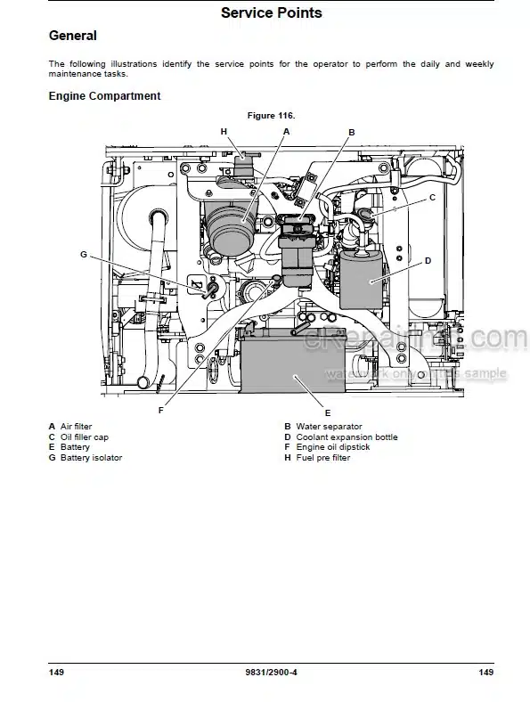 Photo 5 - JCB 15C-1 16C-1 18Z-1 19C-1 19C-1 PC Operators Manual Compact Excavator 9831-2900