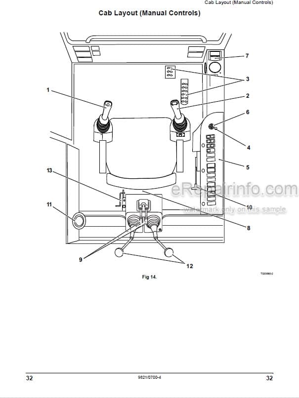 Photo 5 - JCB 1CX Operator Manual Backhoe Loader 9821-0700-4