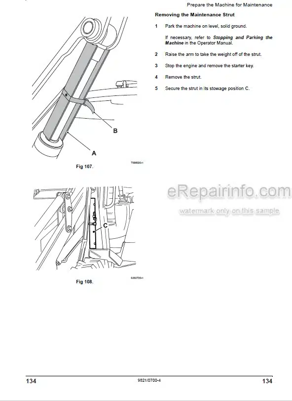 Photo 1 - JCB 1CX Operator Manual Backhoe Loader 9821-0700-4