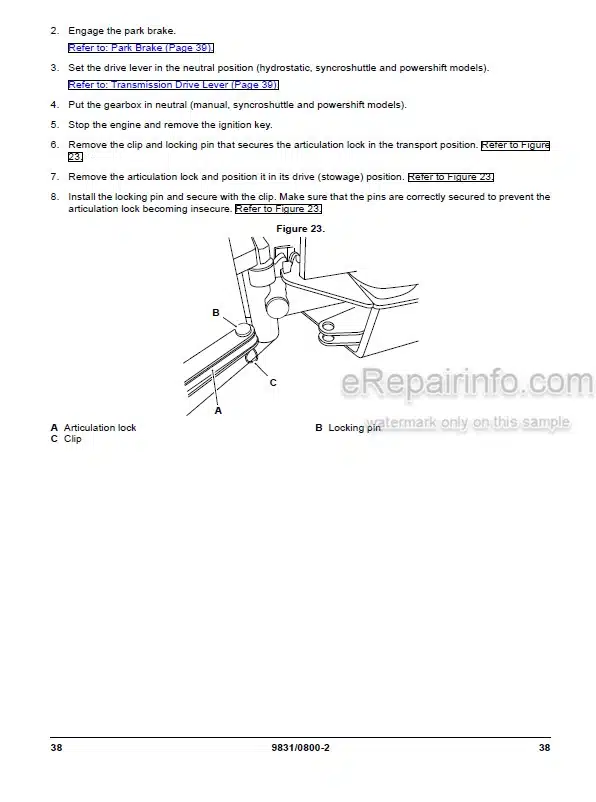 Photo 7 - JCB 2TFT 2THS 2TST Operators Manual Dumper 9831-0850