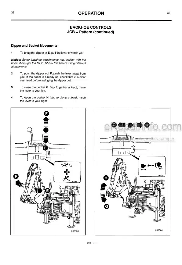 Photo 7 - JCB 150Т 155 175 210 210Т 215 215Т Operators Manual Skid Steer Loader 9831-5450