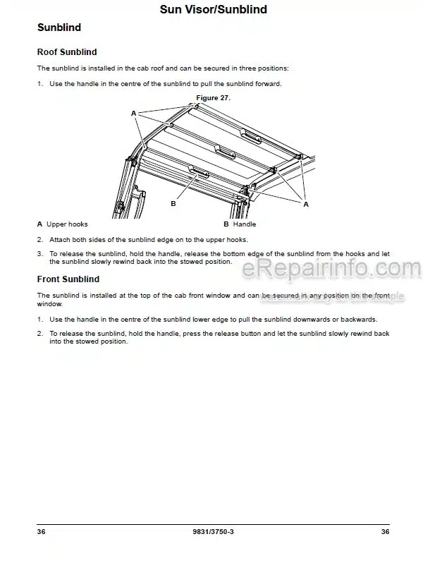 Photo 3 - JCB 210X 220X Operators Manual Excavator 9831-3750