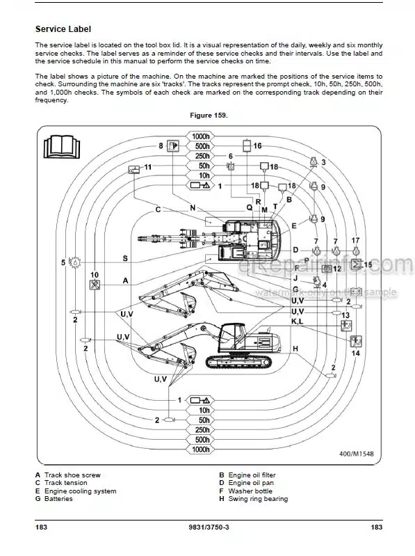 Photo 5 - JCB 210X 220X Operators Manual Excavator 9831-3750