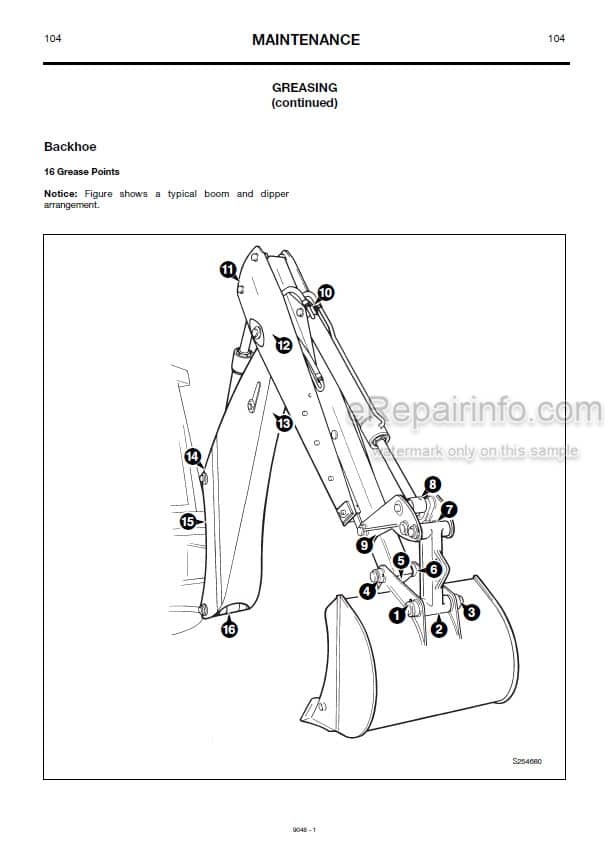 Photo 5 - JCB 214 215 215E 217 Operators Manual Backhoe Loader 9848