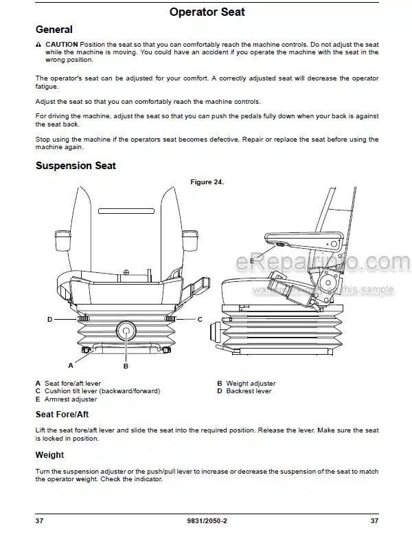 Photo 2 - JCB 220LC Xtra Operators Manual Excavator 8931-2050