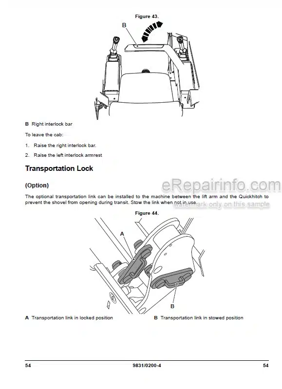 Photo 11 - JCB 225 225Т 260 260Т 280 300 300Т 320Т 330 325T Operators Manual Skid Steer Loader 9831-0200