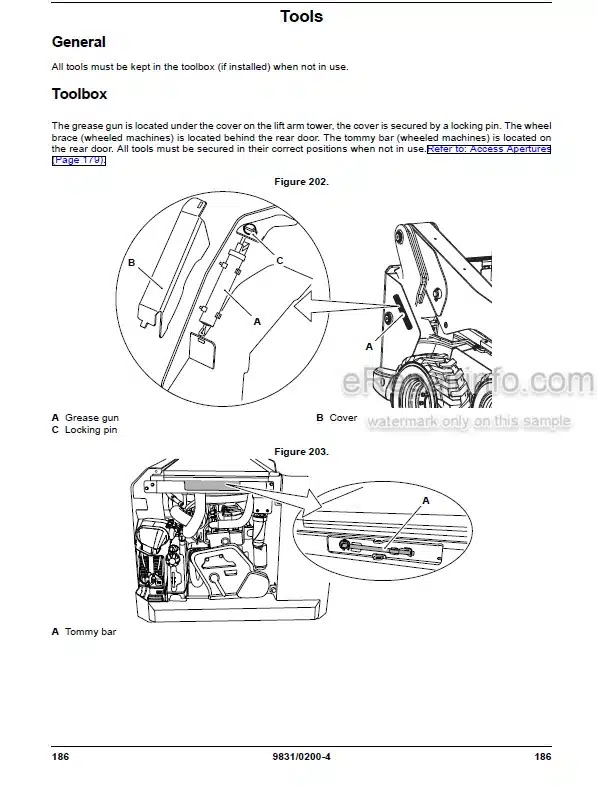 Photo 5 - JCB 225 225Т 260 260Т 280 300 300Т 320Т 330 325T Operators Manual Skid Steer Loader 9831-0200