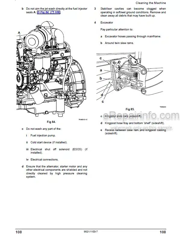 Photo 7 - JCB 1CX Operator Manual Backhoe Loader 9821-0700-4