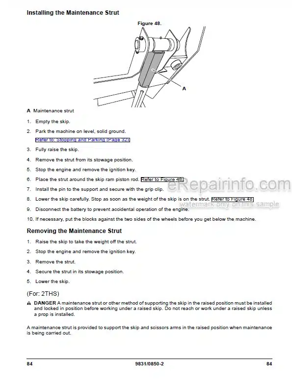 Photo 2 - JCB 2TFT 2THS 2TST Operators Manual Dumper 9831-0850