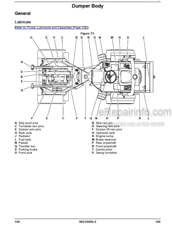 Photo 5 - JCB 2TFT 2THS 2TST Operators Manual Dumper 9831-0850