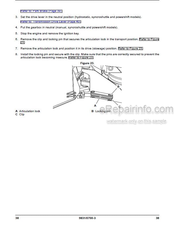 Photo 5 - JCB 3.5TSTH 3TFTH 3TFTM 3TSTH 3TSTM Operators Manual Dumper 9831-0700