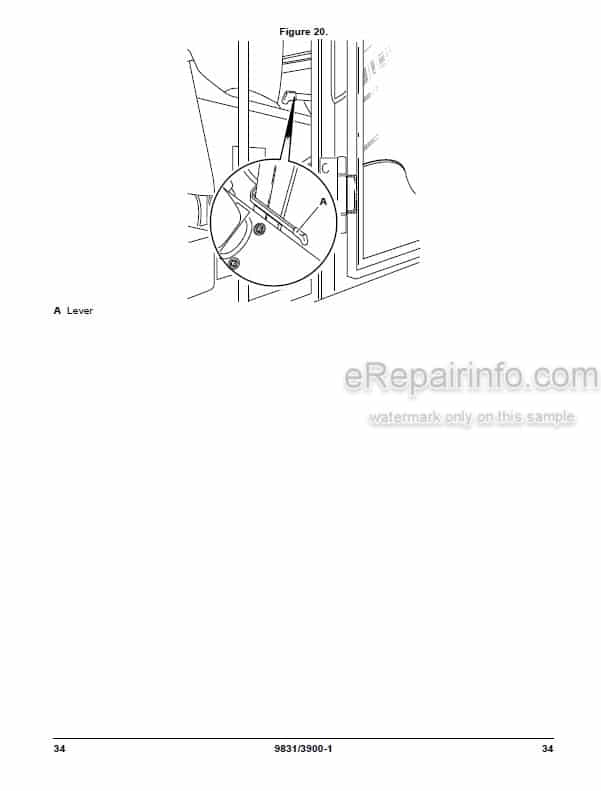 Photo 6 - JCB 380 Operators Manual Excavator 9831-5650