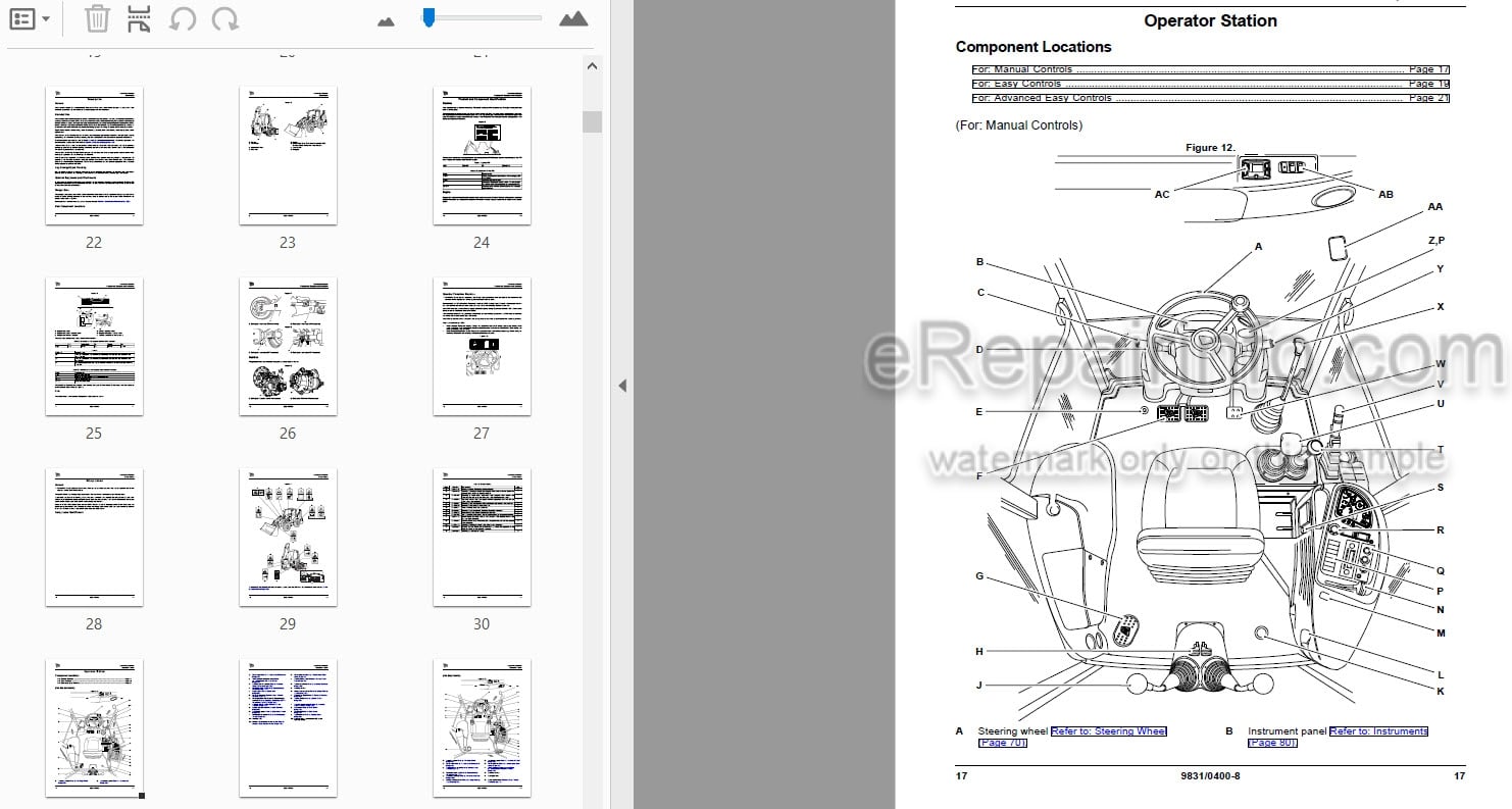 Photo 4 - JCB 3CX 4CX 5CX Operators Manual Backhoe Loader 9831-0400