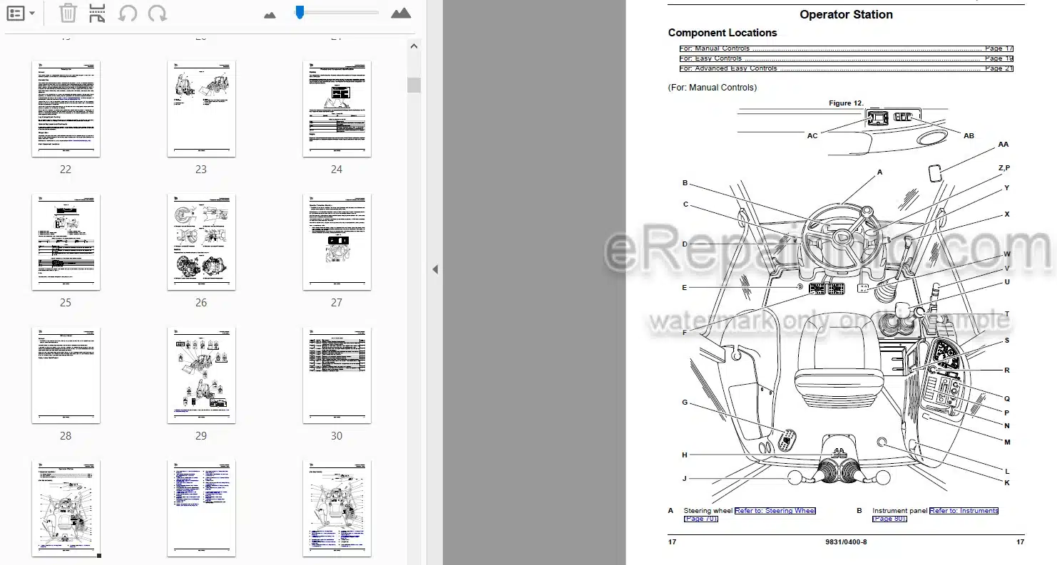 Photo 4 - JCB 3CX 4CX 5CX Operators Manual Backhoe Loader 9831-0400