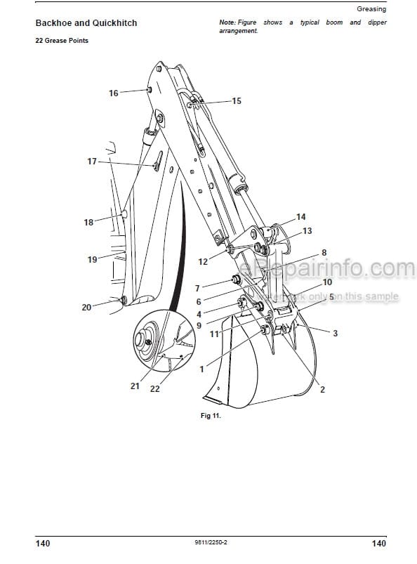 Photo 5 - JCB 3CX 4CX Advance Precision Control Operators Manual Backhoe Loader 9811-2250