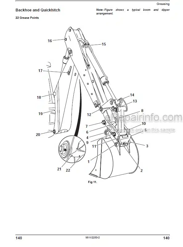 Photo 5 - JCB 3CX 4CX Advance Precision Control Operators Manual Backhoe Loader 9811-2250