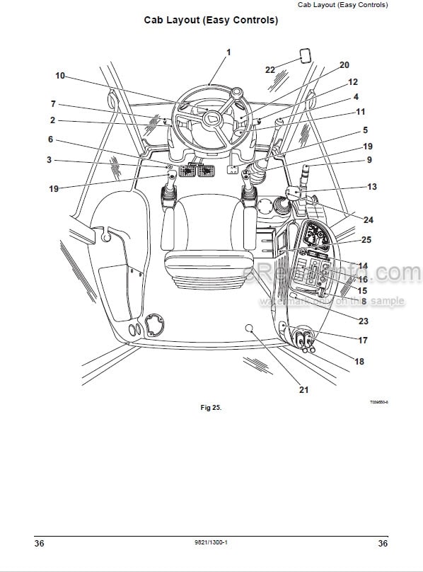 Photo 3 - JCB 3CX 4CX ECO Operators Manual Backhoe Loader 9821-1300