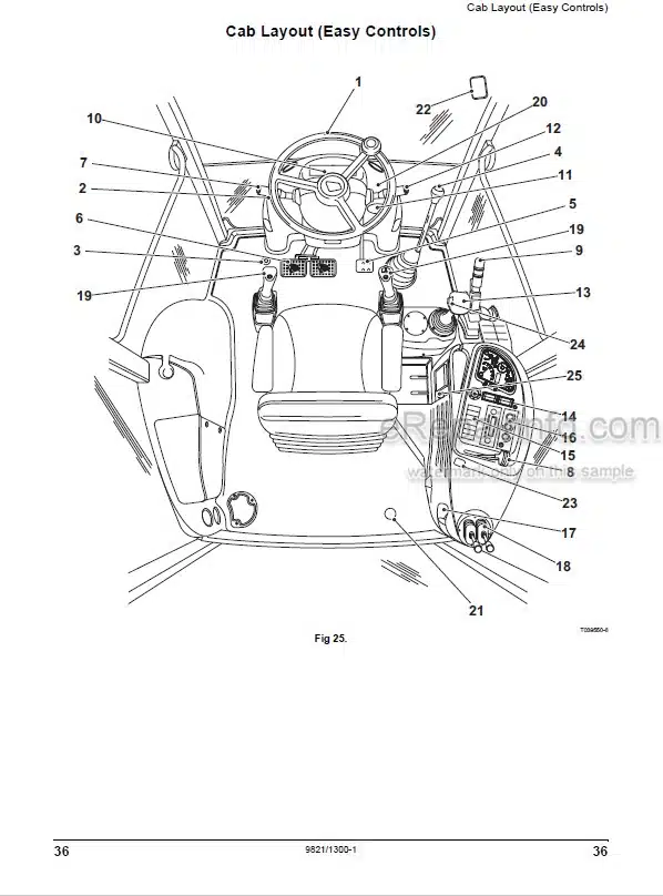 Photo 3 - JCB 3CX 4CX ECO Operators Manual Backhoe Loader 9821-1300