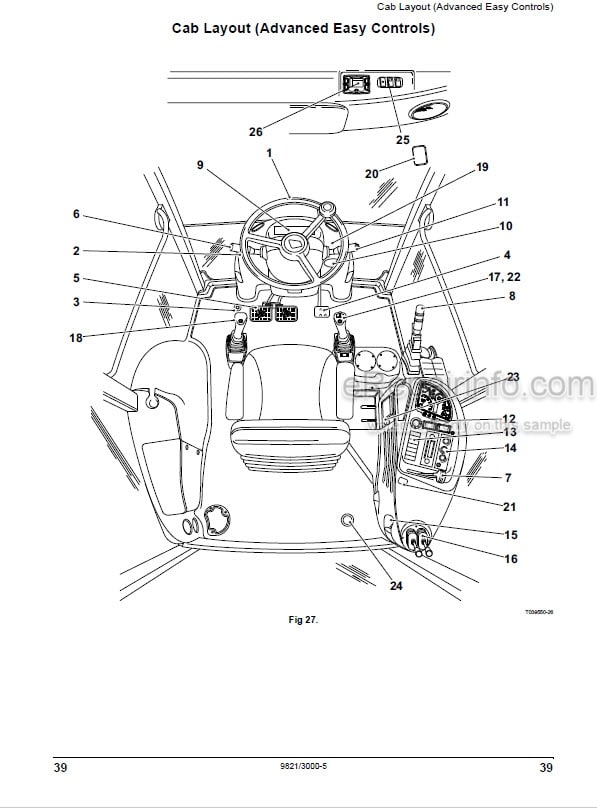 Photo 4 - JCB 3CX 4CX ECO Tier 4 Operators Manual Backhoe Loader 9821-3000