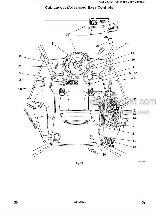 Photo 4 - JCB 3CX 4CX ECO Tier 4 Operators Manual Backhoe Loader 9821-3000