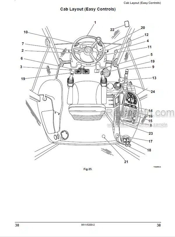 Photo 4 - JCB 3CX 4CX Manual Easy Advanced Controls Operators Manual Backhoe Loader 9811-5200